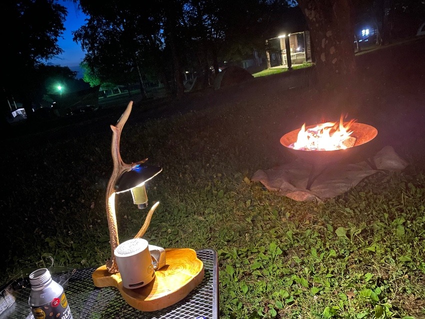 鹿角ランタンスタンド　自作